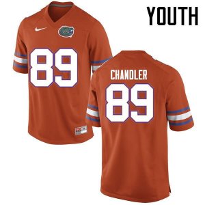 Youth Florida Gators #89 Wes Chandler NCAA Nike Orange Authentic Stitched College Football Jersey HPM2462VH